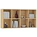 Libreria /credenza Rovere Sonoma 66x30x130 Cm Legno Multistrato - Foto miniatura 6