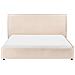 Letto Ad Acqua Bouclé Lavaur 160 X 200 Cm Beige - Foto miniatura 4