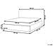 Letto Ad Acqua Bouclé Lavaur 160 X 200 Cm Beige - Foto miniatura 6