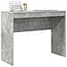 Scrivania per scrivere Grigio cemento Pannello truciolare - Foto miniatura 3