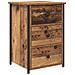 Comodini in legno vecchio Legno vecchio Truciolare, Metallo Media - Foto miniatura 5