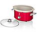 Swan Sf17021rneu Retro Slow Cooker 3,5l Pentola Rimovibile In Ceramica Antiaderente Senza Pfoa 200w Rosso - Foto miniatura 6