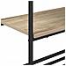 Ripiano per vestiti con mensole rovere sonoma 60 x 30 x 171 cm - Foto miniatura 8