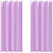 Tende con tende 2 pcs Viola 225x140cm Poliestere - Foto miniatura 1