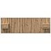 Testata con Comodino 3 pcs Rovere artigianale Legno multistrato - Foto miniatura 7
