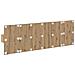 Testata con Comodino 3 pcs Rovere artigianale Legno multistrato - Foto miniatura 9