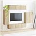Set di Mobiletto da TV a Parete 6 pcs Rovere Sonoma - Foto miniatura 4