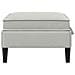 Pouf con Storage Grigio chiaro Velluto - Foto miniatura 5