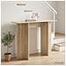 Tavolo consolle Rovere Sonoma 100 x 30 x 75 cm - Foto miniatura 4