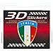 Adesivo Sticker 3D Scudetto Italia 4 Stelle - Foto miniatura 2
