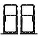 Supporto Per Scheda Nanosim + Microsd Per Huawei P20 Lite Sim - Nero - Foto miniatura 1