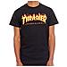 T-shirt Flame Logo Nero (m, Nero) - Foto miniatura 4