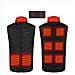 Gilet Riscaldato Con 9 Zone Di Riscaldamento, Lavabile, Nero Xl - Foto miniatura 4
