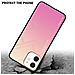 Custodia Compatibile Con Apple Iphone 12 Mini In Giallo - Rosa - Coperchio Protettivo Bicolore In Vetro Temperato E Silicone Tpu - Foto miniatura 4