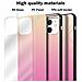 Custodia Compatibile Con Apple Iphone 12 Mini In Giallo - Rosa - Coperchio Protettivo Bicolore In Vetro Temperato E Silicone Tpu - Foto miniatura 7