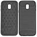 Custodia B-case Tpu Silicone Cover Case Per Samsung Galaxy J3 (2017) Carbon Metal Black - Foto miniatura 1
