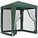 Tenda Per Feste Con 4 Pareti Laterali In Rete Verde 2x2 M Hdpe - Foto miniatura 2