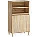 Credenza Rovere Sonoma 60x36x110 Cm In Legno Multistrato - Foto miniatura 2