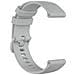 Cinturino Per Orologio In Silicone Grey 20 Mm - Foto miniatura 5