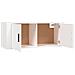 Mobili Porta Tv A Parete 3 Pz Bianco 100x34,5x40 Cm - Foto miniatura 5