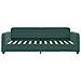 Divano Letto Con Materasso Verde Scuro 100x200 Cm In Velluto - Foto miniatura 8