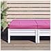 Cuscino Per Pallet Rosa 60x60x8 Cm In Tessuto Oxford - Foto miniatura 1