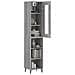 Credenza Grigio Sonoma 34,5x34x180 Cm In Legno Multistrato - Foto miniatura 3