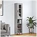 Credenza Grigio Sonoma 34,5x34x180 Cm In Legno Multistrato - Foto miniatura 1