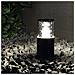 Lampada Da Terra Moderna Per Esterno In Alluminio Nero 1 Luce E27 60w Ip54 - Foto miniatura 2