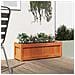 Fioriera Giardino Marrone Cera 90x31x31 Cm Legno Massello Pino - Foto miniatura 3