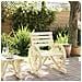 Sedia da Giardino 58x58x78,5 cm in Legno Massello di Abete - Foto miniatura 3