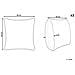 Set Di 2 Cuscini Hedera 45 X 45 Cm Nero Trama Floreale - Foto miniatura 5
