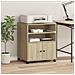 Supporto Per Stampante Con Ruote Rovere Sonoma 60x48x74 Cm - Foto miniatura 3