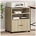 Supporto Per Stampante Con Ruote Rovere Sonoma 60x48x74 Cm - Foto miniatura 1