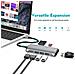 Adattatore Multiporta Hub Type-c 8 In 1 Con Hdmi, Rj45, Lettore Di Schede Sd/tf - Foto miniatura 2