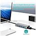 Adattatore Multiporta Hub Type-c 8 In 1 Con Hdmi, Rj45, Lettore Di Schede Sd/tf - Foto miniatura 6