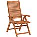 Sedie Giardino Reclinabili 8 Pz 56x72x107 Legno Massello Acacia - Foto miniatura 3