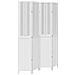 Divisorio Ambienti 4pannelli Bianco Legno Massello Di Paulownia - Foto miniatura 2