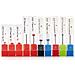 Kit Di Punte Ceramiche Per Manicure, Per Levigatrici Elettriche. Include 10 Tipi. - Foto miniatura 2