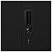 Lusso Casadino -  Armadio Per Ufficio Nero 90x40x180 Cm In Acciaio - Foto miniatura 8
