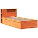 Giroletto senza Materasso Marrone Cera 100x200 cm Legno di Pino - Foto miniatura 3