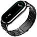 Cinturino In Acciaio Inossidabile Nero Compatibile Con Xiaomi Mi Band 10/9/8 Nfc - Foto miniatura 3