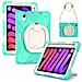 Custodia Per Ipad Mini 6 8.3"" Con Supporto E Tracolla Menta - Foto miniatura 1