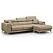 Fusion Divano Angolare In Tessuto Smacchiabile T05 Beige - Foto miniatura 1