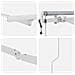 Tenda da Sole Bianco 4 × 3 m Metallo - Foto miniatura 7