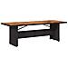 Set da Pranzo per Giardino 9 pcs Nero 240 x 90 x 75 cm - Foto miniatura 5