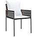 Set da Pranzo per Giardino 3 pcs Marrone Poly Rattan - Foto miniatura 6
