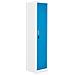 Armadietto A Porta Singola Athlete Metallo Bianco /blu - Foto miniatura 2