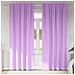 Tende con tende 2 pcs Viola 260x140cm Poliestere - Foto miniatura 2
