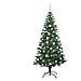Albero di Natale artificiale con luci integrate Verde 180 cm - Foto miniatura 3